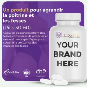 PRODUIT POUR LA CROISSANCE DE LA POITRINE ET DES FESSES