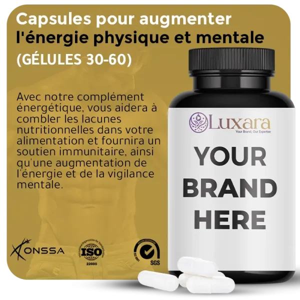 Capsules to support physical and mental energy