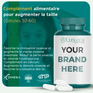 Capsules pour augmenter la taille du corps