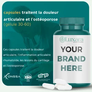 Des capsules pour traiter la douleur articulaire et l'ostéoporose.