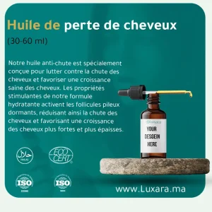 Huile de perte de cheveux
