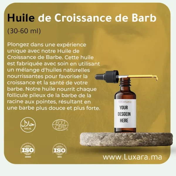 Huile de Croissance de Barbe